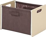 不二貿易 スタッキング インナーボックス 深型 ブラウン 53355