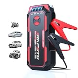 JRAPOTUジャンパースターター 2500Aピーク電流ジャンプスターター 12V 車用エンジンスターター 8.0Lガソリン・7Lディーゼル車対応 車用エンジンスターター 車緊急始動 LED緊急ライト