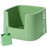 キャッツトイ トイレ 猫トイレ 大型 55サイズ 猫 トイレ 大型 大きい 飛散防止 おしゃれ (グリーン)