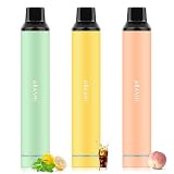 電子タバコ 使い捨て VAPE15000回吸引可能 3風味セット② シーシャー ベイプ 爆煙 水蒸気タバコ 禁煙パイポ 電子たばこ ニコチンゼロ ARASHI