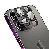 Apapeyaカメラ保護カバー iPhone 15 Pro/iPhone 15 Pro Max用 レンズ保護フィルム アルミ合金製＋AR高透過率強化ガラス アイフォン15プロに対応 カメラカバー 全面保護 0.25mm超薄 一体型レンズ保護フィルム レンズ保護ケース アイフォン15プロ マックスに対応 防爆裂・耐衝撃・スクラッチ防止・露出オーバー防止・ケースに干涉なし（1枚）ブラック