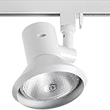Progress Lighting P9220-28 Shallow Profile Non-Metallic Molded Fitter with Aluminum Reflector, Brigh