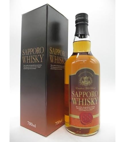 Amazon.co.jp: Sapporo Shusei Sapporo Whiskey, 43% Ezo EZO 24.3 fl