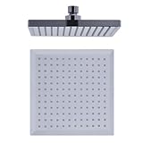 Ouku 8インチABS固定正方形Rainfall普及Waterfallfallバスルームシャワーヘッド洗面所バスシャワー蛇口セラミックバルブ衛生器具