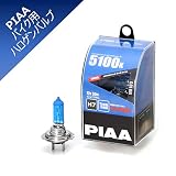 PIAA バイク用ヘッドライトバルブ ハロゲン 5100K 明るさ感110W相当 H7 高耐震性能20G 1個入 MB103