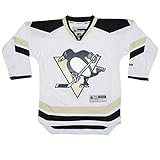 ユースPittsburgh Penguins Hockey Jersey / Sweater with Embroidered Logo S/M ホワイト