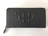 長財布 黒 (クロコダイル） [並行輸入品]