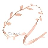 ソフトピーチリーフWrap with Swarovski Crystals