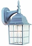 Design House 506097 Earl Grey Outdoor Downlight, 13.5-Inch by 6-Inch, Sanded Aluminum [並行輸入品]