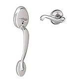 Plymouth Front Entry Handle Flair Left-Handed Interior Lever (Satin Chrome) FE285 PLY 626 FLA LH by 