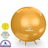 Baby Bump(TM) Birth Ball with Legs - Prenatal/Postpartum Fitness, Induce Labor, Calms Baby, Doula To
