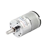 uxcell DCギヤードモータ　ギヤボックスモーター　減速機　磁気　２端子　DC 12V 50RPM