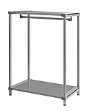 軽量アルミ製 ワードローブ ロータイプ 高さ130cm 幅バリエーション 55～150cm (90cm)