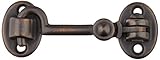 Baldwin 0950112 Cabin Door Hook, Aged Bronze by Baldwin