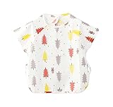 シンプルな便利な赤ちゃんの防水給餌用ビブ、90-100センチメートルの高さ、パインズ