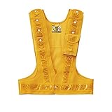 多機能ベスト(黄/金) (メッシュ部：黄 反射部：金)【代引不可】 スポーツ レジャー DIY 工具 作業着 [並行輸入品]