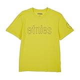 【ETNIES エトニーズ キッズ Tシャツ】CORPORATE UNITED YOUTH TEE【3COLOR】NO24 (YXLサイズ, ゴールド)