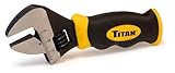 Titan Tools 11060 8" Stubby Adjustable Wrench [並行輸入品]