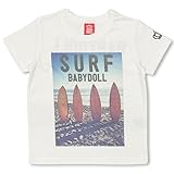 ベビードール SURFTシャツ 子供服 90cm ホワイト