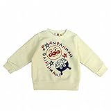 (バンダイ)BANDAI アンパンマン トレーナー ベビー 裏起毛 オフホワイト 95