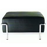 LCスツール黒革（イタリア製）