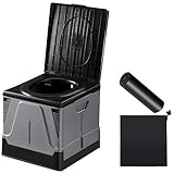 【防災士推奨】PYKES PEAK 簡易トイレ 携帯トイレ 防災グッズ 防災 災害用 非常用 排泄袋12枚付 ​折りたたみ グレー