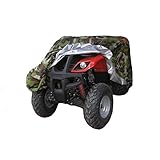 Liebeye カーカバー、ATVカバー、耐久防水風防プロテクションバギーストレージ、ユニバーサルフィット、カモフラージュ カモフラージュ M