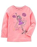 Super OshKosh Originals OshKosh B'gosh Girls Long Sleeve Butterfly Tee (Pink Superhero 18M) (Pink Su