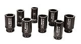 Ingersoll Rand SK6H8L 0.75 in. Drive, Deep SAE Impact Socket Set, 8 pc.