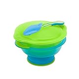 Vital Baby travel suction bowl with lid and spoon (Unbelievabowl Boy) by Vital Baby