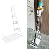 ezスペア真空スタンド、ストレージスタンド-ドック-ステーションホルダー、dys、hoover、eureka、rainbow、ショップvac、ほとんどの真空(白)と互換性のある安定した金属収納ブラケットスタンドホルダー