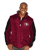 San Francisco 49ers NFL「Goal to Go "システム4 - in - 1 Heavyweightベストジャケット