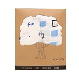 毛布ベビーシャワーやグレート保育園ギフトを受け取った2パック認定綿100％オーガニックモスリン押さえつけるソフト2レイヤコットン (Y-407)