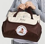 マザーズバッグ 大容量 おしゃれ 便利 赤ちゃん かわいい ベア【Rush.Cオリジナルハンカチセット】162 (ブラウン)