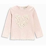 Next (ネクスト) Tシャツ キッズ 半袖 ボーダー レース 花 子供服 女の子 トップス 95 100 120 110