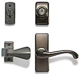 Ideal Security HK01-I-ORB Deluxe Storm and Screen Door Lever Handle Keyed Deadbolt, Oil Rubbed Bronz