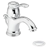 Moen Kingsley Polished Brass one-handle Low円弧バスルーム蛇口 6102 1