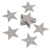 GuangqiホームスターペーパーGarlandsパーティー誕生日部屋壁ドアHanging Decoration 163.39inch シルバー 32