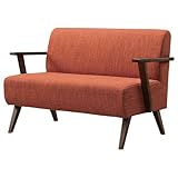 AZUMAYA（東谷） 木肘ナチュラルソファ　MT 2人掛 ブラウン