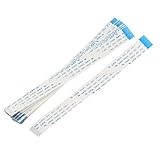 uxcell 柔軟フラットケーブル　データケーブル　20本入 26ピン　ホワイト　Bタイプ