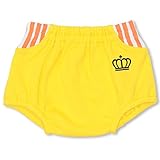 BABYDOLL（ベビードール） ストライプ切替ブルマ おむつカバー ベビー服 BABY イエロー