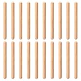 STOBOK 20本セット 木製リズムスティック 子供用パーカッション楽器 教室用ドラムスティック グループリズム練習向け