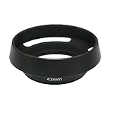 uxcell レンズフード ねじ込み 43mm ライカ ズミクロン エルマー レンズ