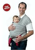 Best Baby Sling Carrier by Eliclaire - #1 Style Baby Wrap Carrier in Original Grey - Best Baby Showe