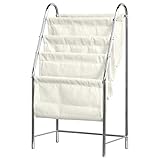 スチールマガジンラック 【スリム(薄型)サイズ/軽量設計/雑誌を傷めない布地仕様】