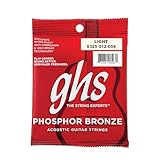 ghs アコースティックギター弦 PHOSPHER BRONZE/フォスファーブロンズ ライト 12-54 S325