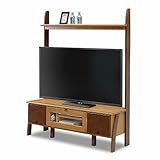 北欧風 幅125cm ハイタイプテレビボード ナチュラル/ブラウン 完成品