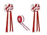 テープカット用品 ★大リボン/テープ各種３点セット(耳赤24ｍｍ)