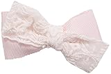 Bijoux & Bee(ビジュー&ビー) グログランレースリボンヘアクリップ<日本製> ピンク