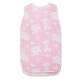 Jaswon ベビースリーパー コットン 新生児 キッズ 無添加6重ガーゼ スナップボタン開閉 赤ちゃんから5歳まで オールシーズン着用 全4色